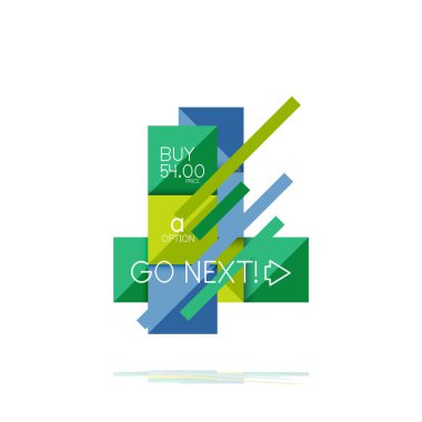 Kare seçeneğinin Infographic afiş. Bilgi ve veri görselleştirme, geometrik tasarım