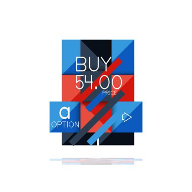 Kare seçeneğinin Infographic afiş. Bilgi ve veri görselleştirme, geometrik tasarım