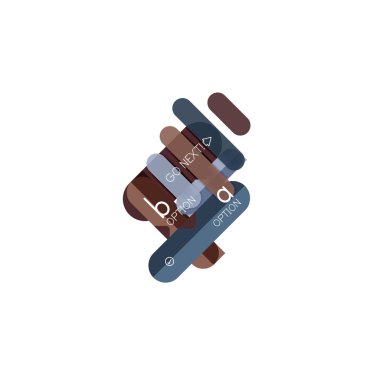 Özet satırları geometrik Infographic layoutabstract satırları geometrik Infographic düzeni, veri görselleştirme tasarım, seçeneği adım adım programı, web kutusu