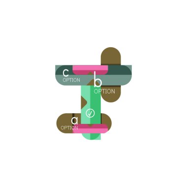 Özet satırları geometrik Infographic layoutabstract satırları geometrik Infographic düzeni, veri görselleştirme tasarım, seçeneği adım adım programı, web kutusu