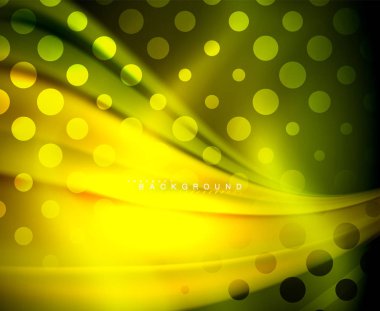 Neon holografik sıvı renkli dalga web, duvar kağıdı, desen, doku ve arka plan için