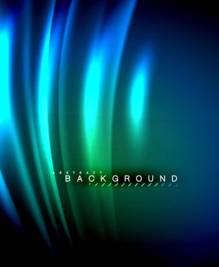 Neon parlayan techno hatları, yüksek teknoloji fütüristik arka plan şablonu kare şekilleri ile