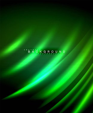 Neon parlayan techno hatları, yüksek teknoloji fütüristik arka plan şablonu kare şekilleri ile