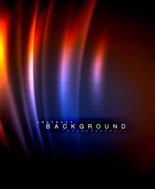 Neon parlayan techno hatları, yüksek teknoloji fütüristik arka plan şablonu kare şekilleri ile