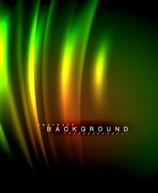 Neon parlayan techno hatları, yüksek teknoloji fütüristik arka plan şablonu kare şekilleri ile