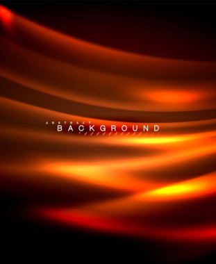 Neon parlayan techno hatları, yüksek teknoloji fütüristik arka plan şablonu kare şekilleri ile