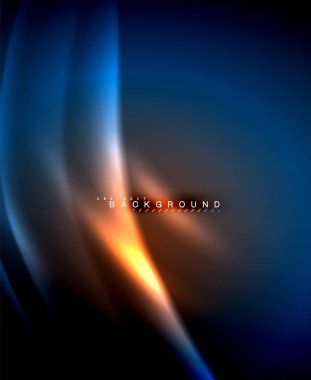 Neon parlayan techno hatları, yüksek teknoloji fütüristik arka plan şablonu kare şekilleri ile