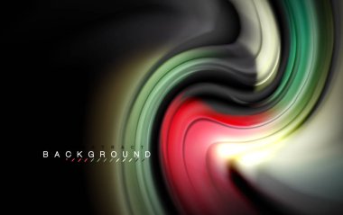 Sıvı sıvı renkler tasarım, renkli mermer veya plastik dalgalı doku arka plan, siyah, iş veya teknoloji sunu veya web broşür için parlak renkli öğeleri kapak tasarımı, duvar kağıdı