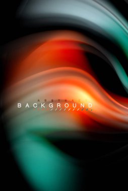 Sıvı sıvı renkler tasarım, renkli mermer veya plastik dalgalı doku arka plan, siyah, iş veya teknoloji sunu veya web broşür için parlak renkli öğeleri kapak tasarımı, duvar kağıdı