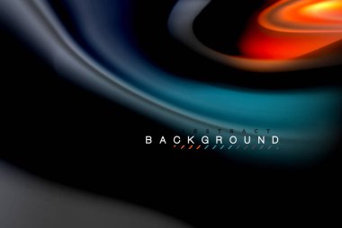 Sıvı sıvı renkler tasarım, renkli mermer veya plastik dalgalı doku arka plan, siyah, iş veya teknoloji sunu veya web broşür için parlak renkli öğeleri kapak tasarımı, duvar kağıdı