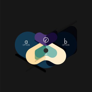 Düz tasarım geometrik infographics, ok şekli vektör etiket veya etiket, Fiyat etiketleri, promosyon rozet, simgesi tasarım, kağıt tarzı düzeni verileri grafik görselleştirme adım adım süreci için için teklif