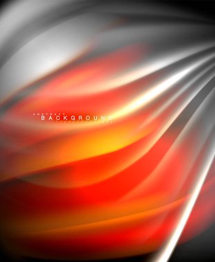 Neon holografik sıvı renkli dalga web, duvar kağıdı, desen, doku ve arka plan için