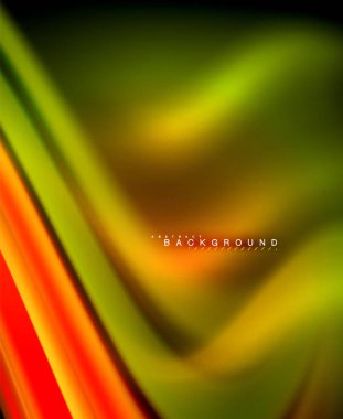 Neon holografik sıvı renkli dalga web, duvar kağıdı, desen, doku ve arka plan için