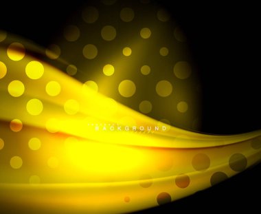 Neon holografik sıvı renkli dalga web, duvar kağıdı, desen, doku ve arka plan için