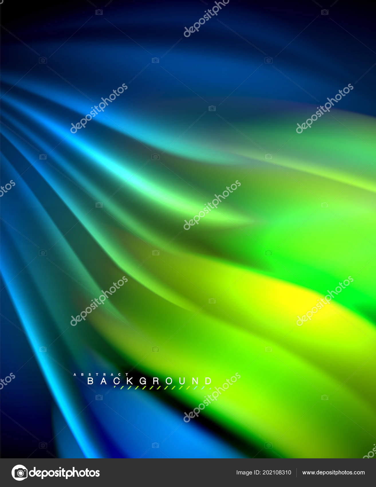 Web 壁紙 パターン テクスチャ 背景のネオン ホログラフィック流体色波 ストックベクター C Akomov