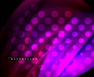 Neon holografik sıvı renkli dalga web, duvar kağıdı, desen, doku ve arka plan için