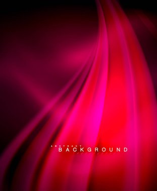 Neon holografik sıvı renkli dalga web, duvar kağıdı, desen, doku ve arka plan için