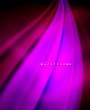 Neon holografik sıvı renkli dalga web, duvar kağıdı, desen, doku ve arka plan için