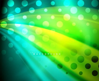 Neon holografik sıvı renkli dalga web, duvar kağıdı, desen, doku ve arka plan için