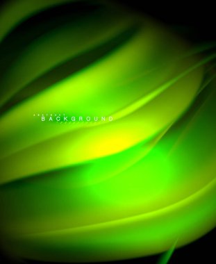 Neon holografik sıvı renkli dalga web, duvar kağıdı, desen, doku ve arka plan için