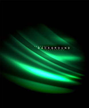 Neon parlayan techno hatları, yüksek teknoloji fütüristik arka plan şablonu kare şekilleri ile