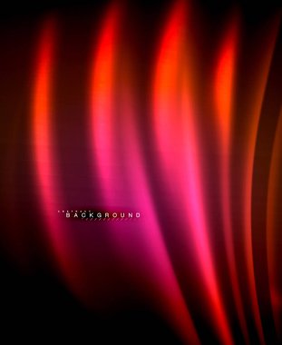 Neon parlayan techno hatları, yüksek teknoloji fütüristik arka plan şablonu kare şekilleri ile