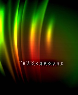 Neon parlayan techno hatları, yüksek teknoloji fütüristik arka plan şablonu kare şekilleri ile