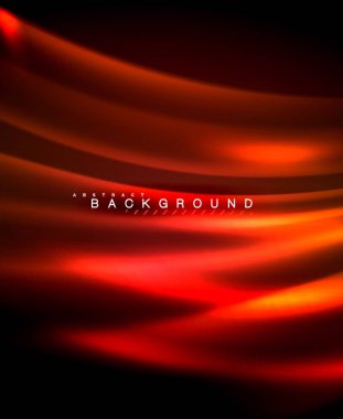 Neon parlayan techno hatları, yüksek teknoloji fütüristik arka plan şablonu kare şekilleri ile