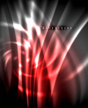 Neon parlayan techno hatları, yüksek teknoloji fütüristik arka plan şablonu kare şekilleri ile