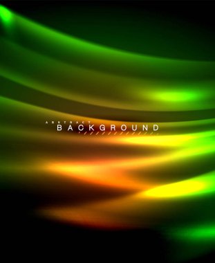 Neon parlayan techno hatları, yüksek teknoloji fütüristik arka plan şablonu kare şekilleri ile