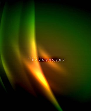 Neon parlayan techno hatları, yüksek teknoloji fütüristik arka plan şablonu kare şekilleri ile