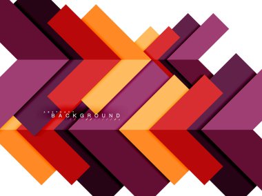 Çok renkli soyut geometrik şekiller, geometri arka plan web afiş için