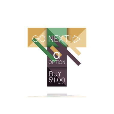 Kare seçeneğinin Infographic afiş. Bilgi ve veri görselleştirme, geometrik tasarım