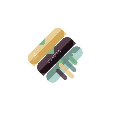 Özet satırları geometrik Infographic layoutabstract satırları geometrik Infographic düzeni, veri görselleştirme tasarım, seçeneği adım adım programı, web kutusu