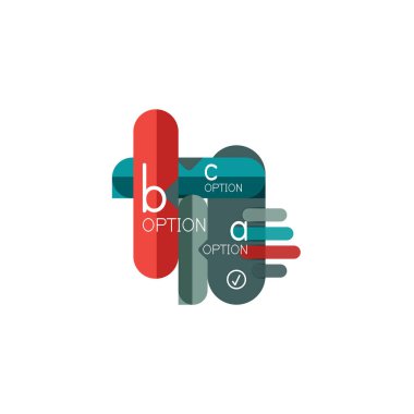 Özet satırları geometrik Infographic layoutabstract satırları geometrik Infographic düzeni, veri görselleştirme tasarım, seçeneği adım adım programı, web kutusu