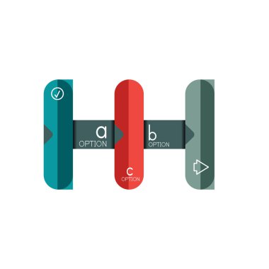 Özet satırları geometrik Infographic layoutabstract satırları geometrik Infographic düzeni, veri görselleştirme tasarım, seçeneği adım adım programı, web kutusu