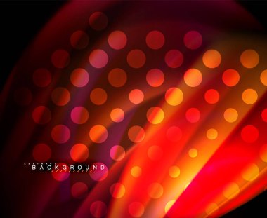 Neon holografik sıvı renkli dalga web, duvar kağıdı, desen, doku ve arka plan için