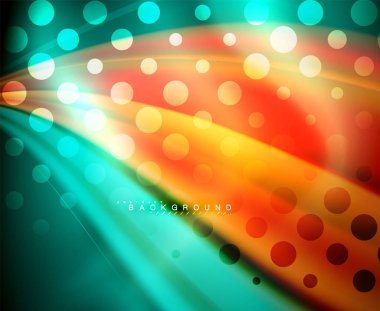 Neon holografik sıvı renkli dalga web, duvar kağıdı, desen, doku ve arka plan için