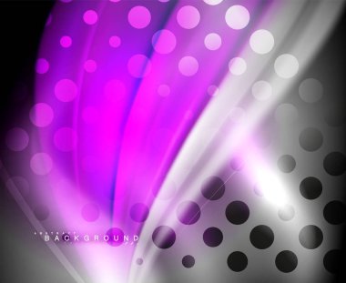 Neon holografik sıvı renkli dalga web, duvar kağıdı, desen, doku ve arka plan için