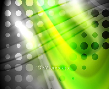 Neon holografik sıvı renkli dalga web, duvar kağıdı, desen, doku ve arka plan için