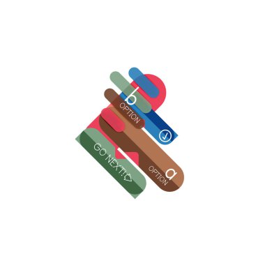 Özet satırları geometrik Infographic layoutabstract satırları geometrik Infographic düzeni, veri görselleştirme tasarım, seçeneği adım adım programı, web kutusu