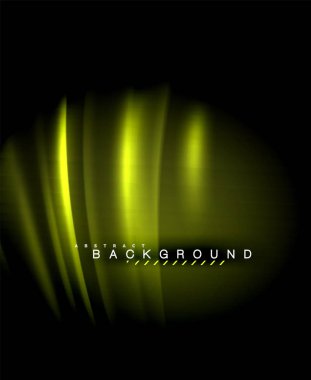 Neon parlayan techno hatları, yüksek teknoloji fütüristik arka plan şablonu kare şekilleri ile