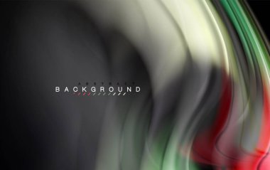 Sıvı sıvı renkler tasarım, renkli mermer veya plastik dalgalı doku arka plan, siyah, iş veya teknoloji sunu veya web broşür için parlak renkli öğeleri kapak tasarımı, duvar kağıdı