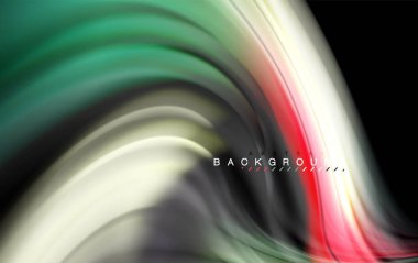 Sıvı sıvı renkler tasarım, renkli mermer veya plastik dalgalı doku arka plan, siyah, iş veya teknoloji sunu veya web broşür için parlak renkli öğeleri kapak tasarımı, duvar kağıdı