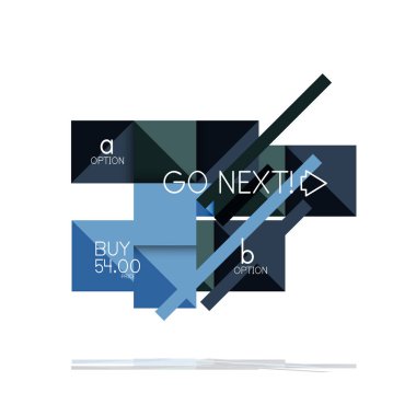 Kare seçeneğinin Infographic afiş. Bilgi ve veri görselleştirme, geometrik tasarım