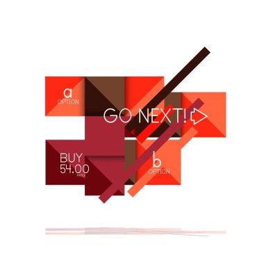 Kare seçeneğinin Infographic afiş. Bilgi ve veri görselleştirme, geometrik tasarım