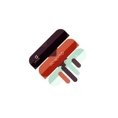 Özet satırları geometrik Infographic layoutabstract satırları geometrik Infographic düzeni, veri görselleştirme tasarım, seçeneği adım adım programı, web kutusu