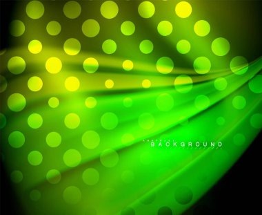 Neon holografik sıvı renkli dalga web, duvar kağıdı, desen, doku ve arka plan için