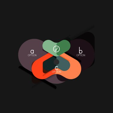 Düz tasarım geometrik infographics, ok şekli vektör etiket veya etiket, Fiyat etiketleri, promosyon rozet, simgesi tasarım, kağıt tarzı düzeni verileri grafik görselleştirme adım adım süreci için için teklif