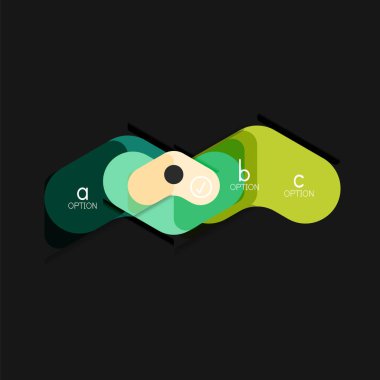 Düz tasarım geometrik infographics, ok şekli vektör etiket veya etiket, Fiyat etiketleri, promosyon rozet, simgesi tasarım, kağıt tarzı düzeni verileri grafik görselleştirme adım adım süreci için için teklif